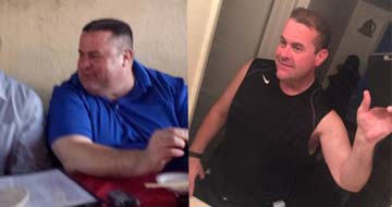 Foto del antes y el después de Eric