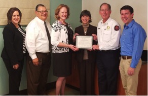 The hospital received the Critical Access Hospital Recognition certificate from the National Rural Health Resource Center.